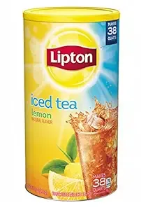 Lipton Iced Tea Mix, Lemon 38 qt (Pack of 6)