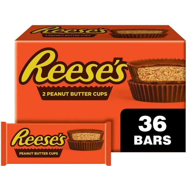 Reese's Peanut Butter Cups, 1.5 oz, 36 Count