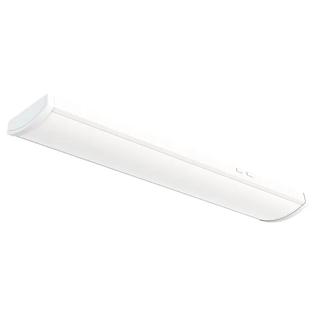 Lithonia Lighting FML4W 48 5000LM 840 TD 4-Foot FML4W 10-Inch Wide Housing 4000K Cool White LED Wraparound with Triac Dimming, White