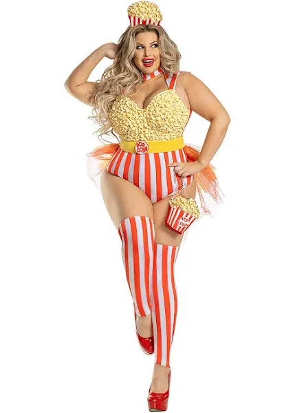 Party King Women's Plus Size Pop Babe Costume