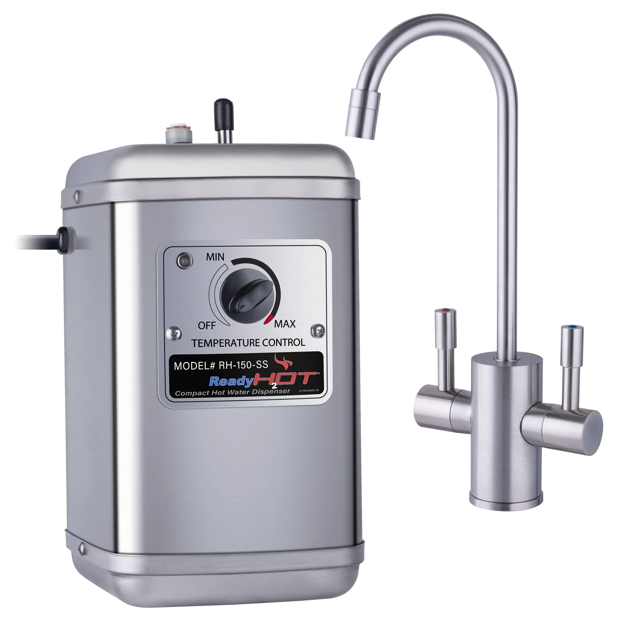 Ready Hot 41-RH-150-F560-BN Compact Water Dispenser with Hot and Cold Faucet