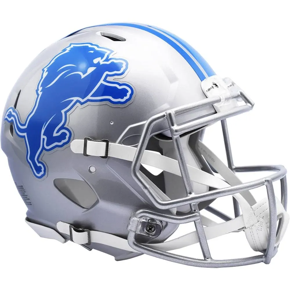 DETROIT LIONS NFL Riddell SPEED Full Size AUTHENTIC Football Helmet