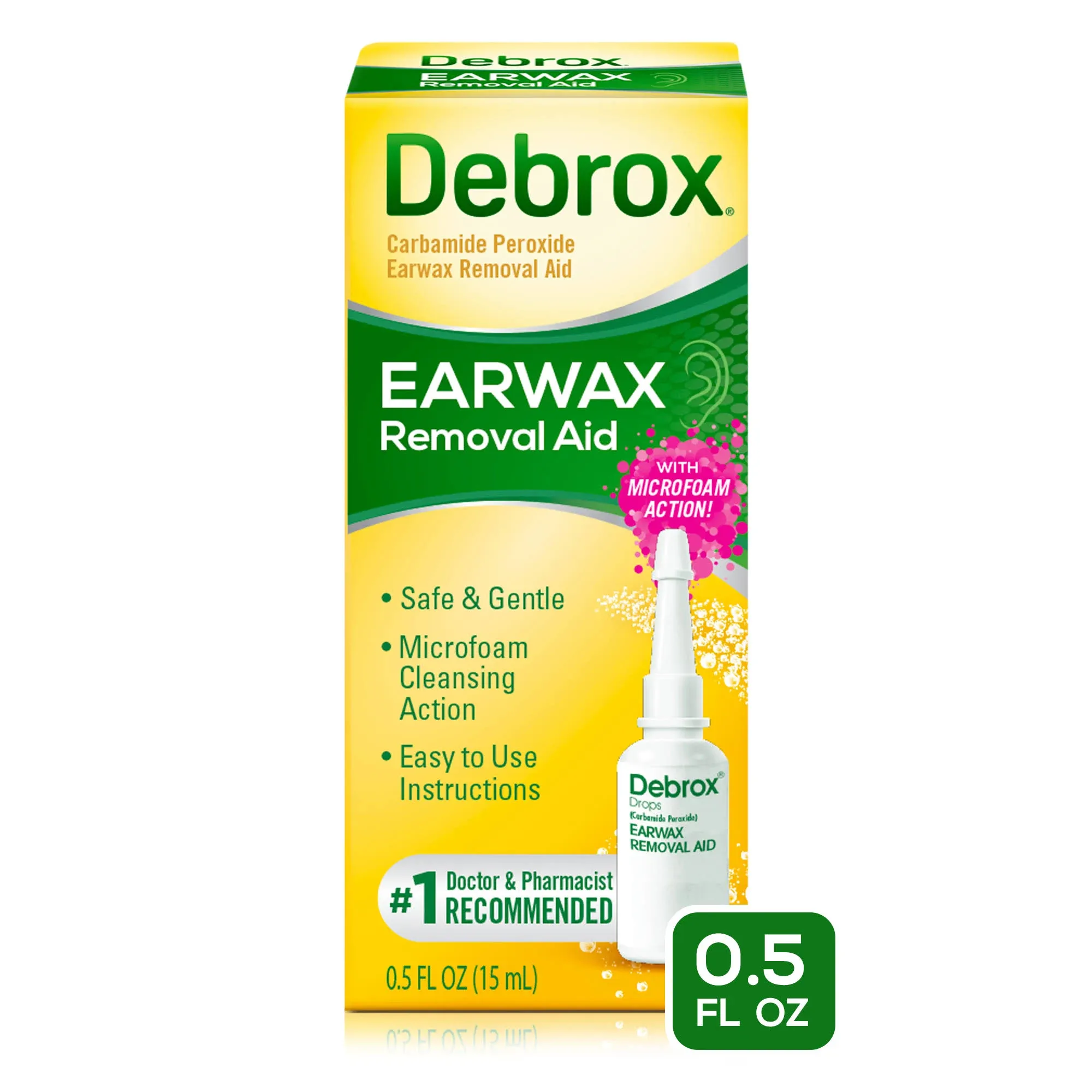 Debrox Earwax Removal Aid, Drops - 0.5 fl oz