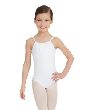 Capezio Pink Camisole Leotard with Adjustable Straps - Girls Intermediate