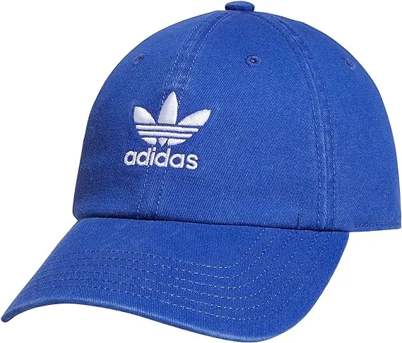 Adidas Washed Relaxed Hat Blue 1 Size - Kids Originals Hats