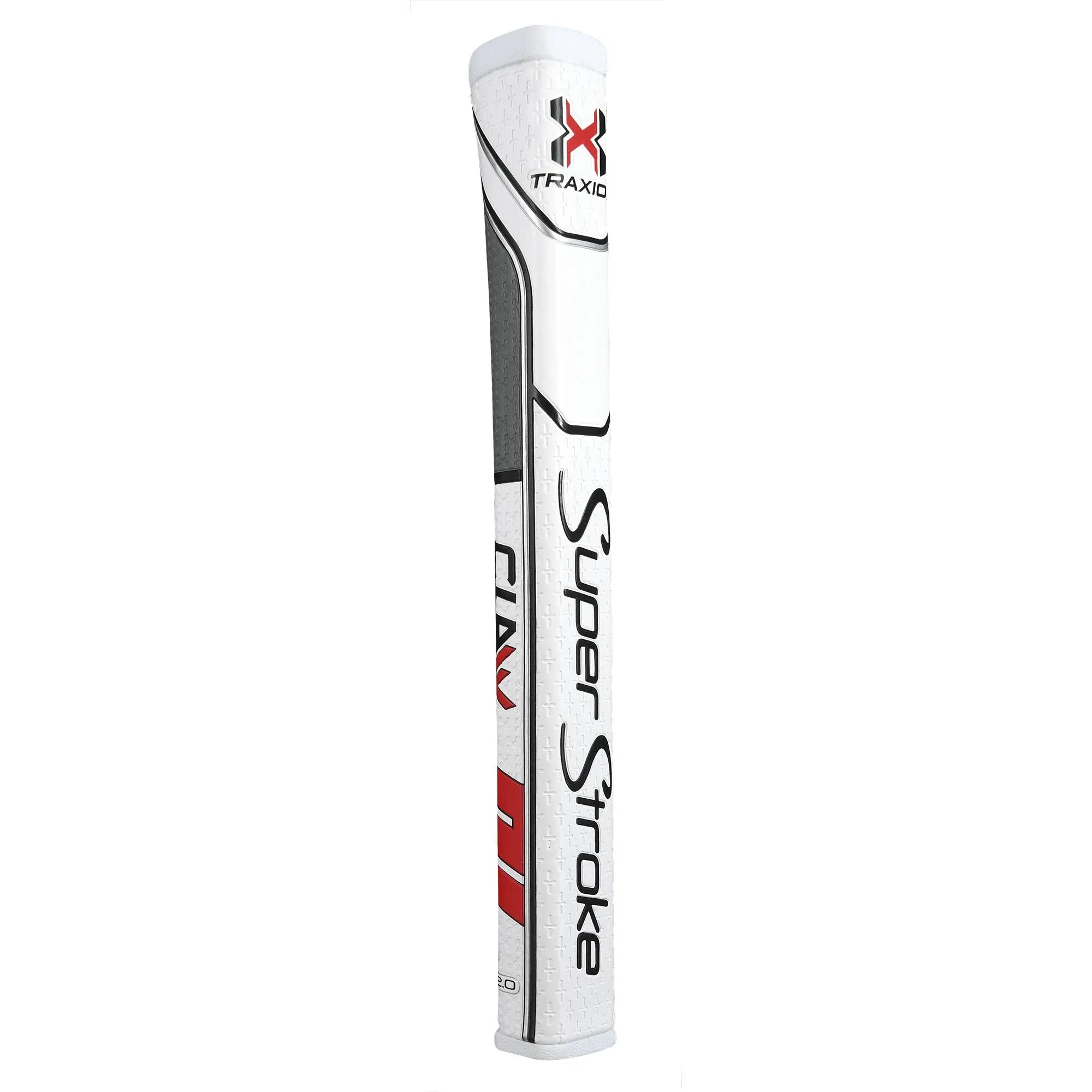 SuperStroke Traxion Claw 2.0 Putter Grip - White/Blue/Grey