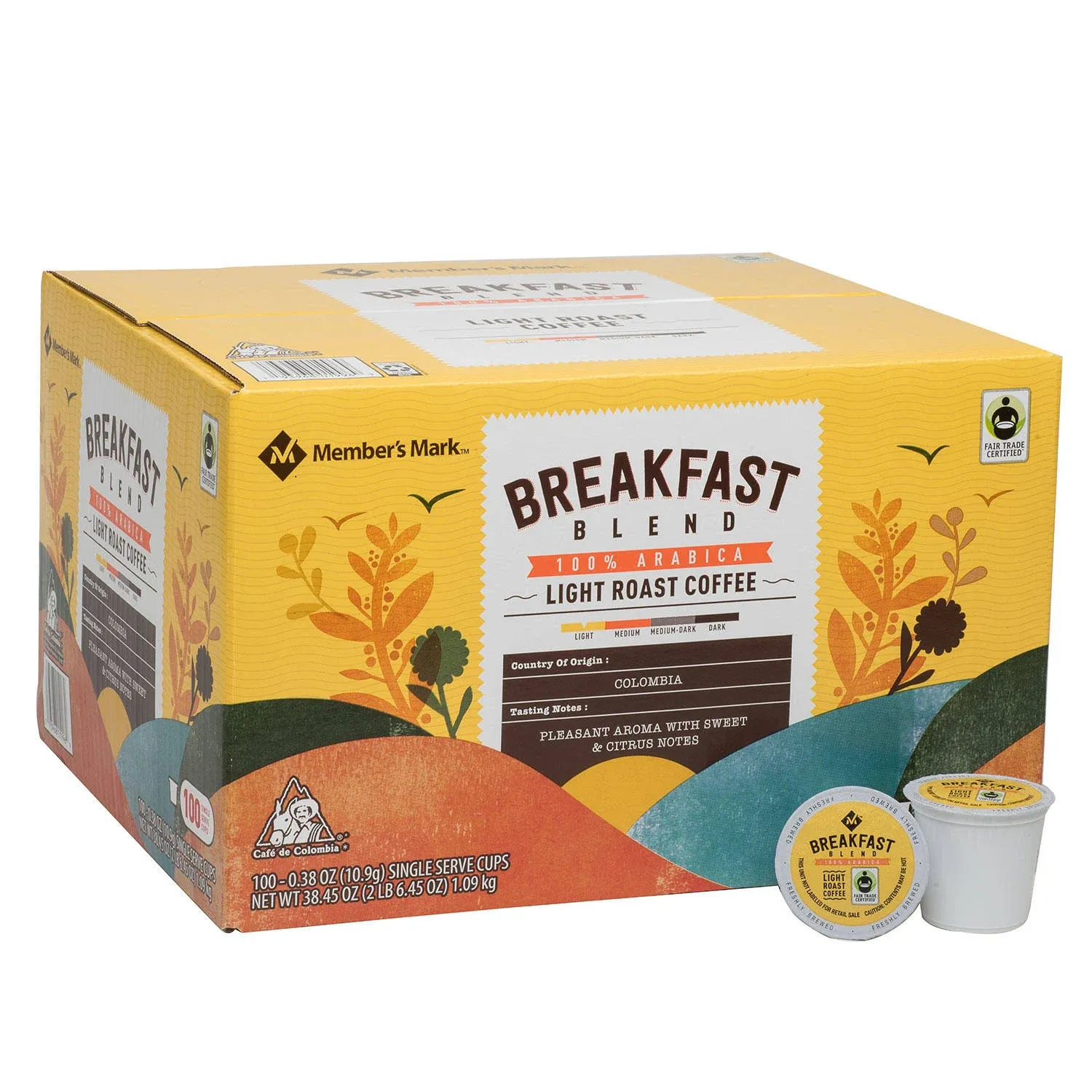 Member's Mark Breakfast Blend Single-Serve Coffee Pods