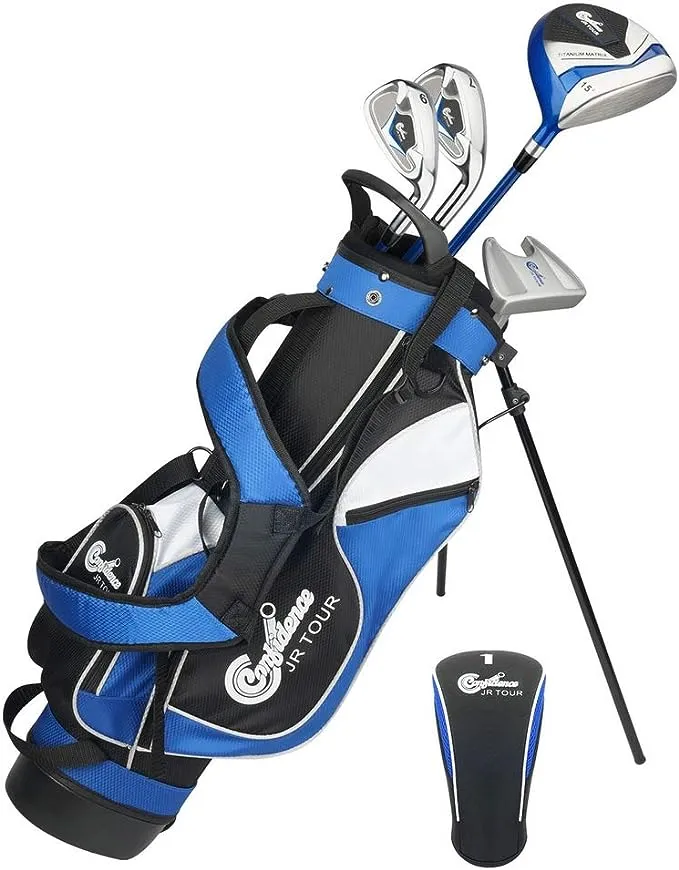 Confidence fitness Junior Golf Clubs Set for Kids Age 4-7 (up to 4' 6" tall)