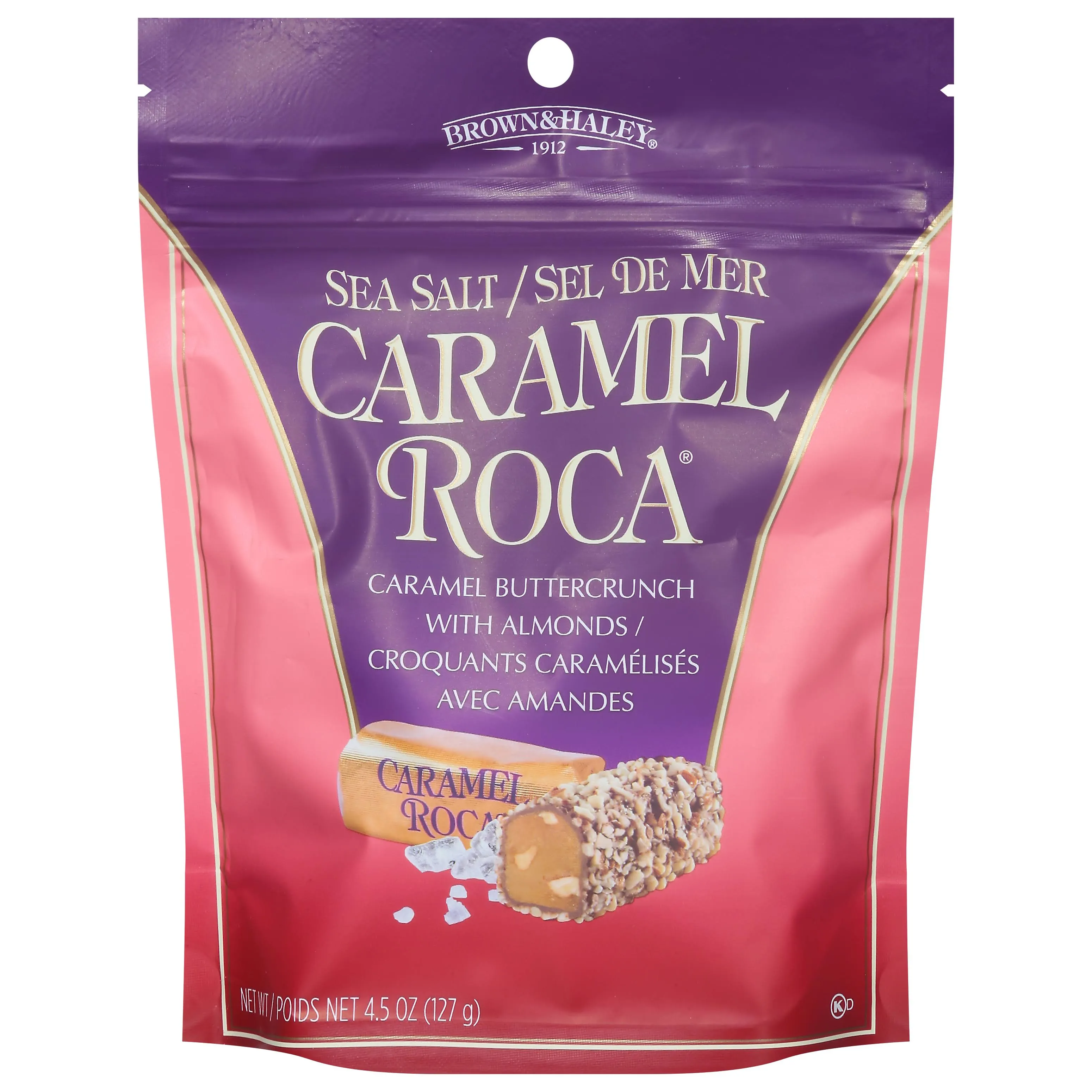 Brown & Haley Caramel Roca, Sea Salt - 4.5 oz