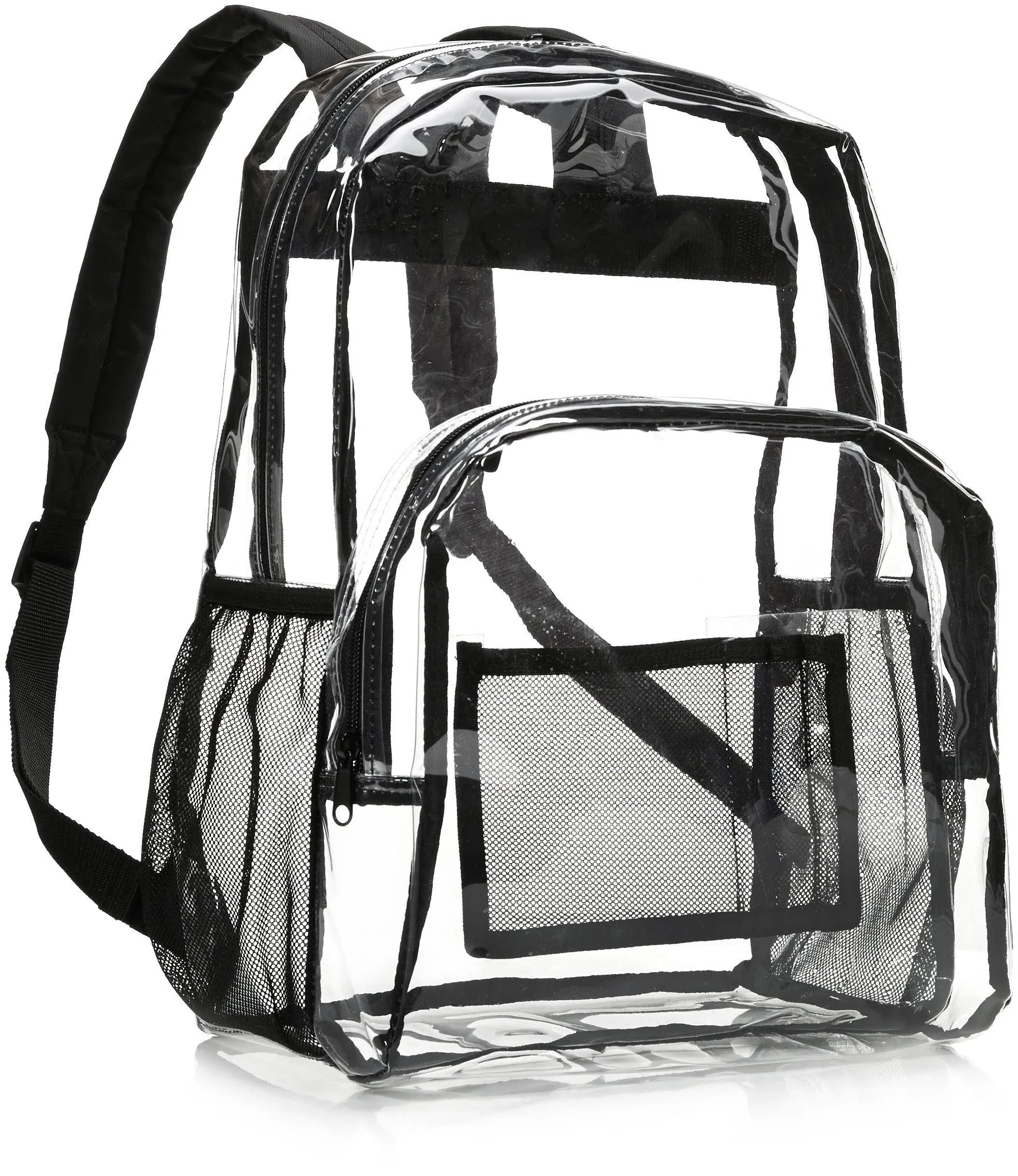 Amazon Basics School Backpack, Clear