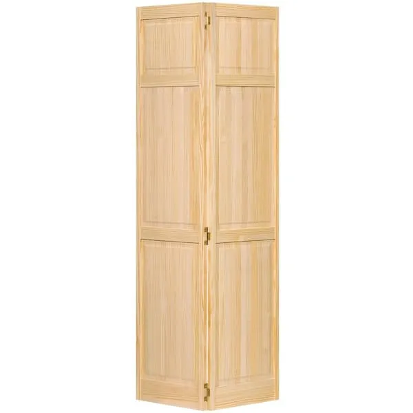 Closet Door, Bi-fold, 6-Panel Style Solid Wood (80x30)