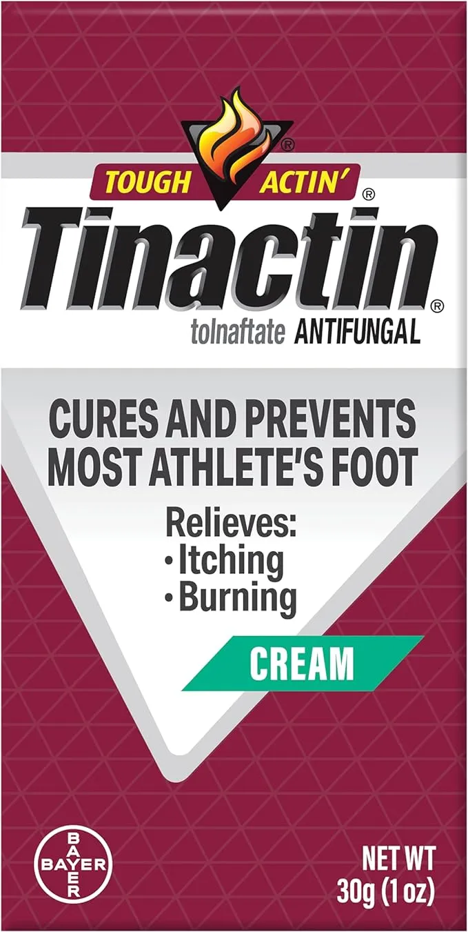 Tinactin, Athlete's Foot, Cream, 1 oz (30 g)