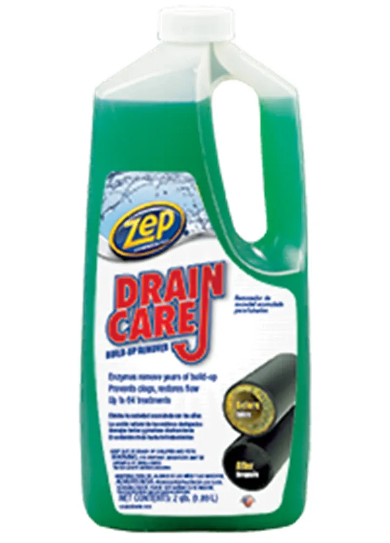 Zep Drain Care Build Up Remover - 0.5 gal jug