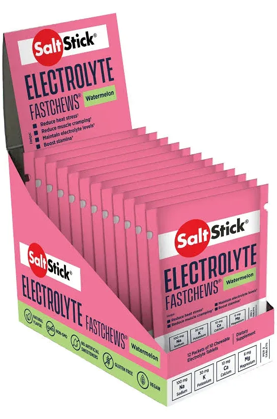 SaltStick Fastchews - 60 Chewable Tablets - Watermelon