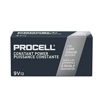 Duracell Procell Alkaline 9V Batteries