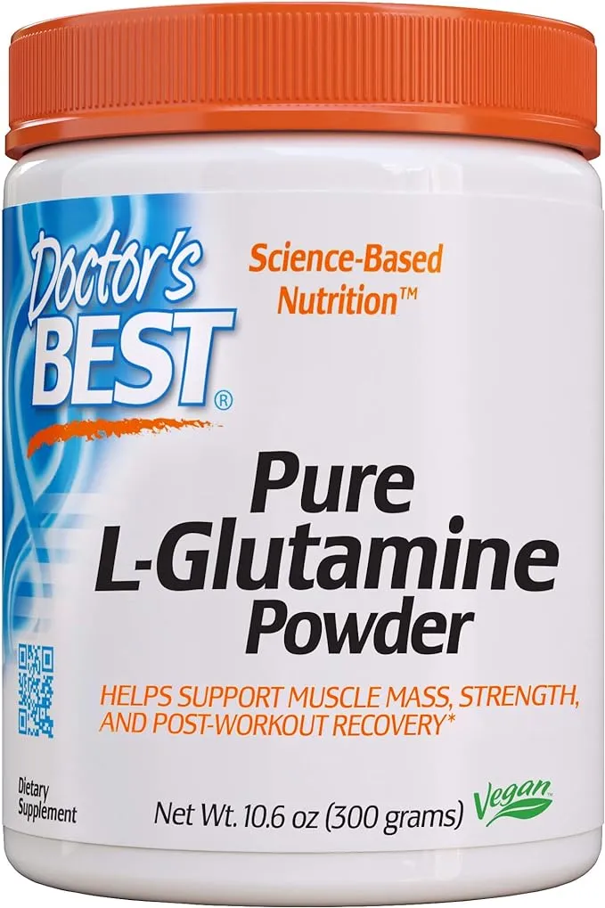 Doctor's Best, Pure L-Glutamine Powder, 10.6 oz (300 g)