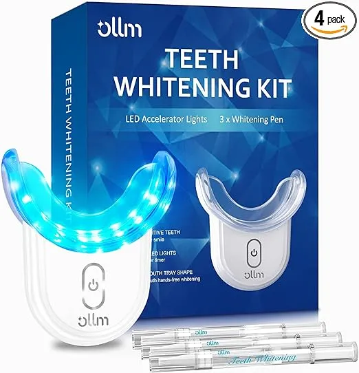 Teeth Whitening Kit Gel Pen Strips -  Specially Formulated for Sensitive Teeth, 