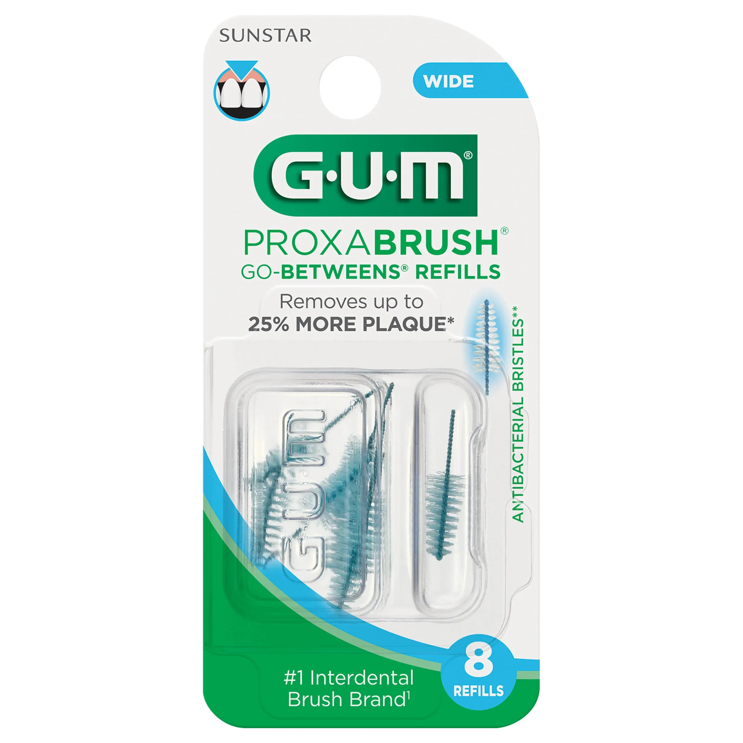 GUM Proxabrush Go-Betweens Wide Refills (0.3 oz)