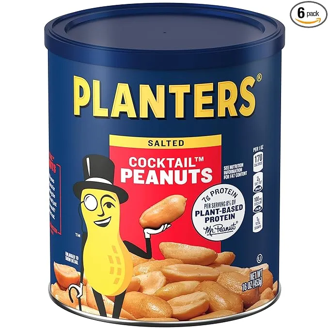 Planters Salted Cocktail Peanuts