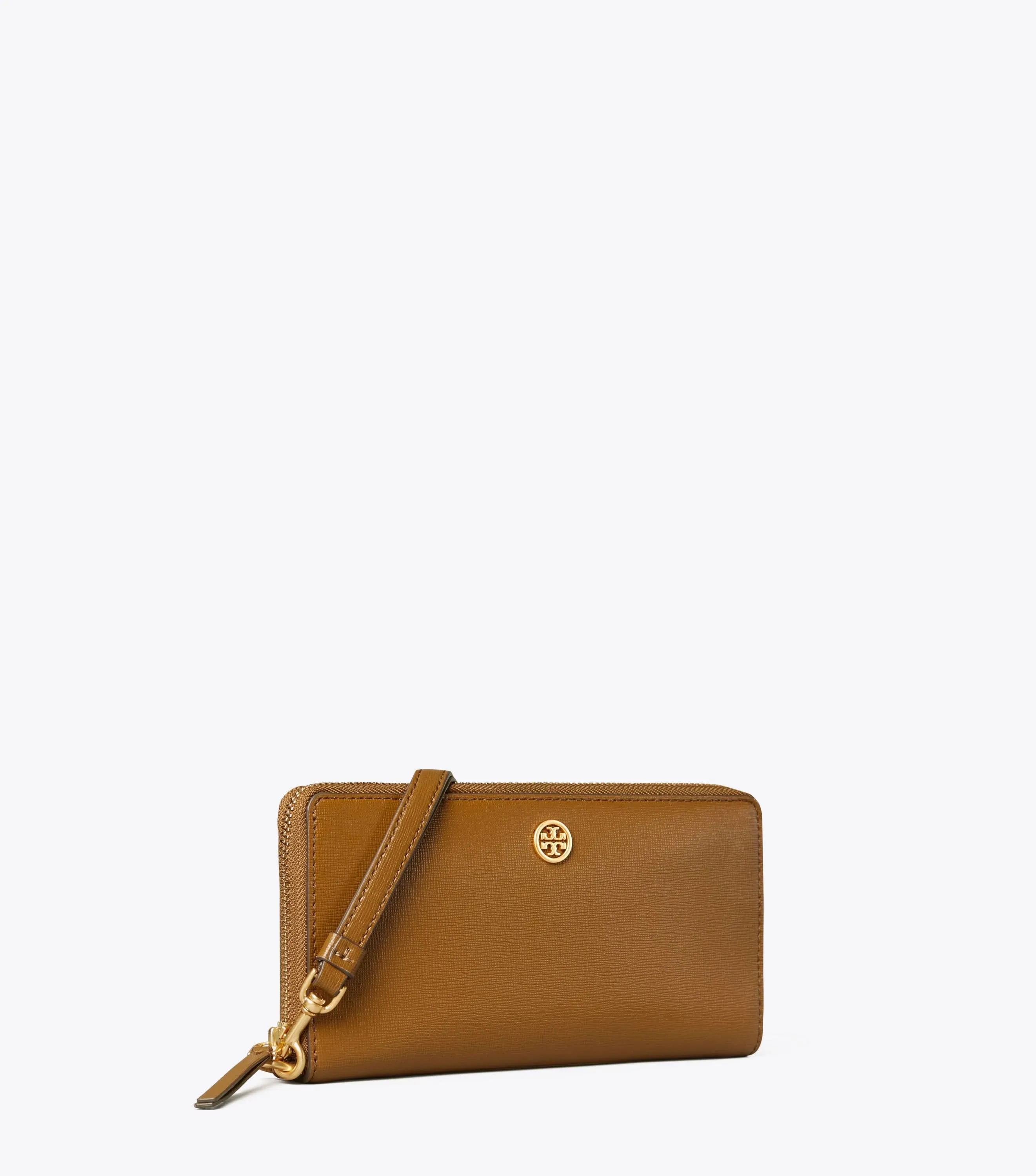 Tory Burch Robinson Zip Continental Wallet - Bistro Brown