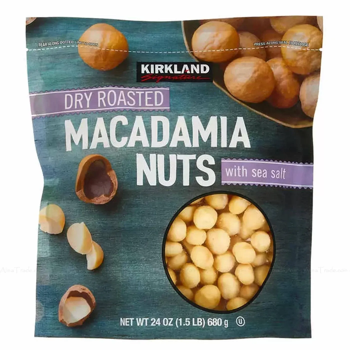 Kirkland Signature Dry Roasted Macadamia Nuts 24 oz.