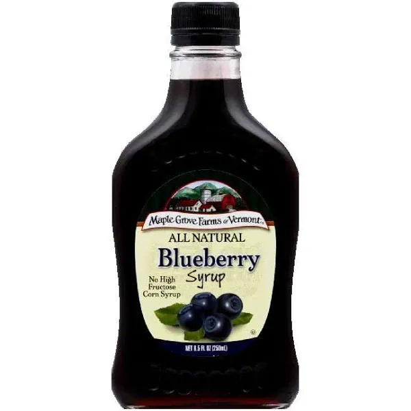 Maple Grove Blueberry Syrup - 8.5 FZ 6 Pack