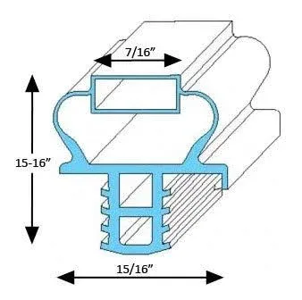 Gasket, 21 7/8 in. x 27 5/8 in.