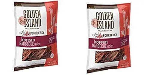 Golden Island Korean BBQ Pork Jerky, 14.5 oz