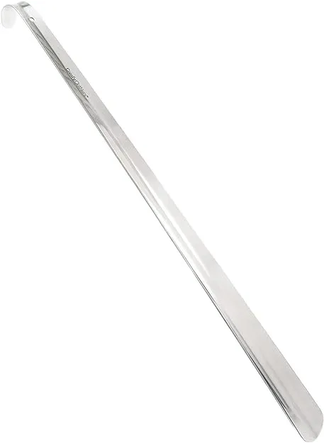 Extra Long Metal Shoe Horn - 23 inch Heavy Duty Stainless Steel Shoehorn by