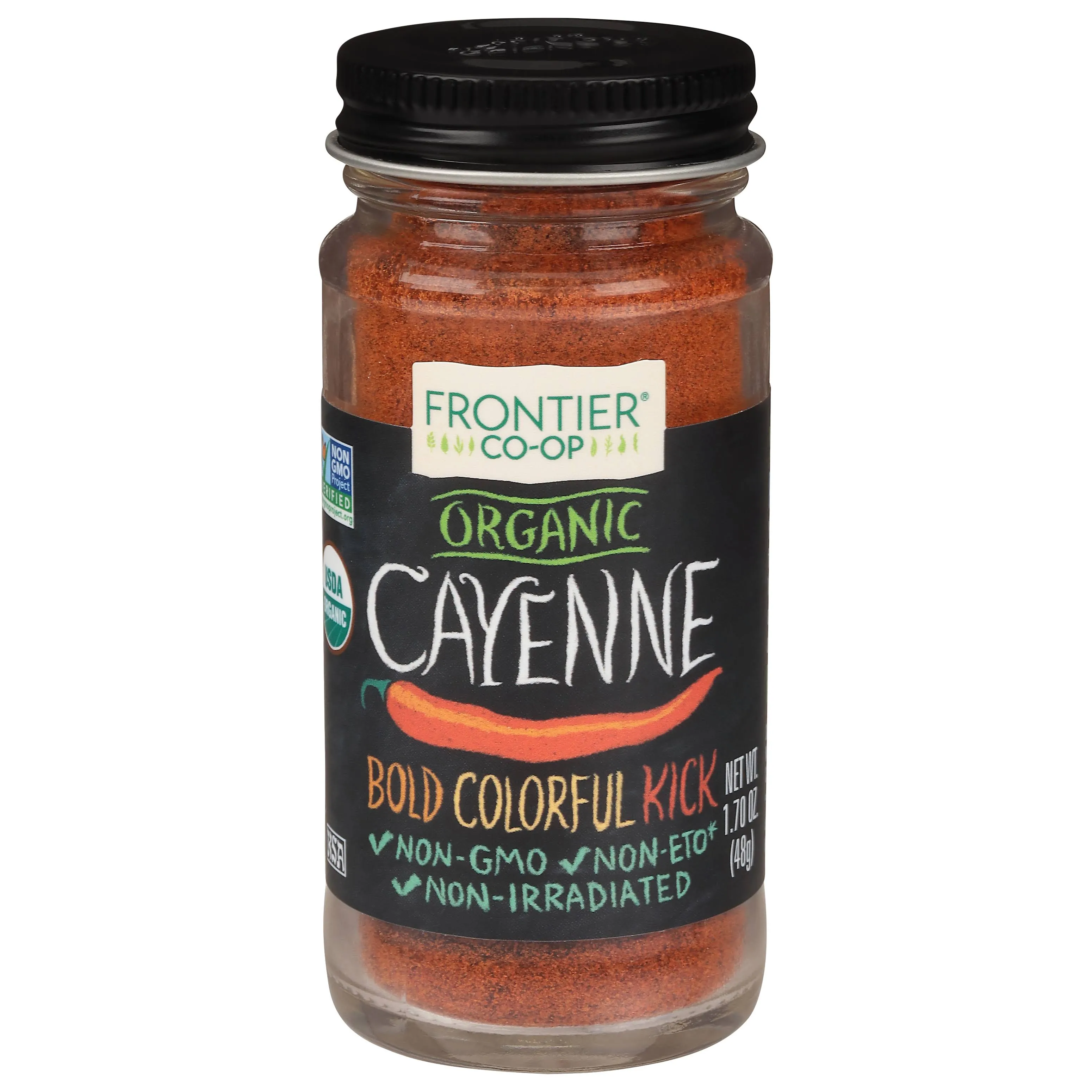 Frontier Herb Cayenne Organic Ground - 1.7 oz