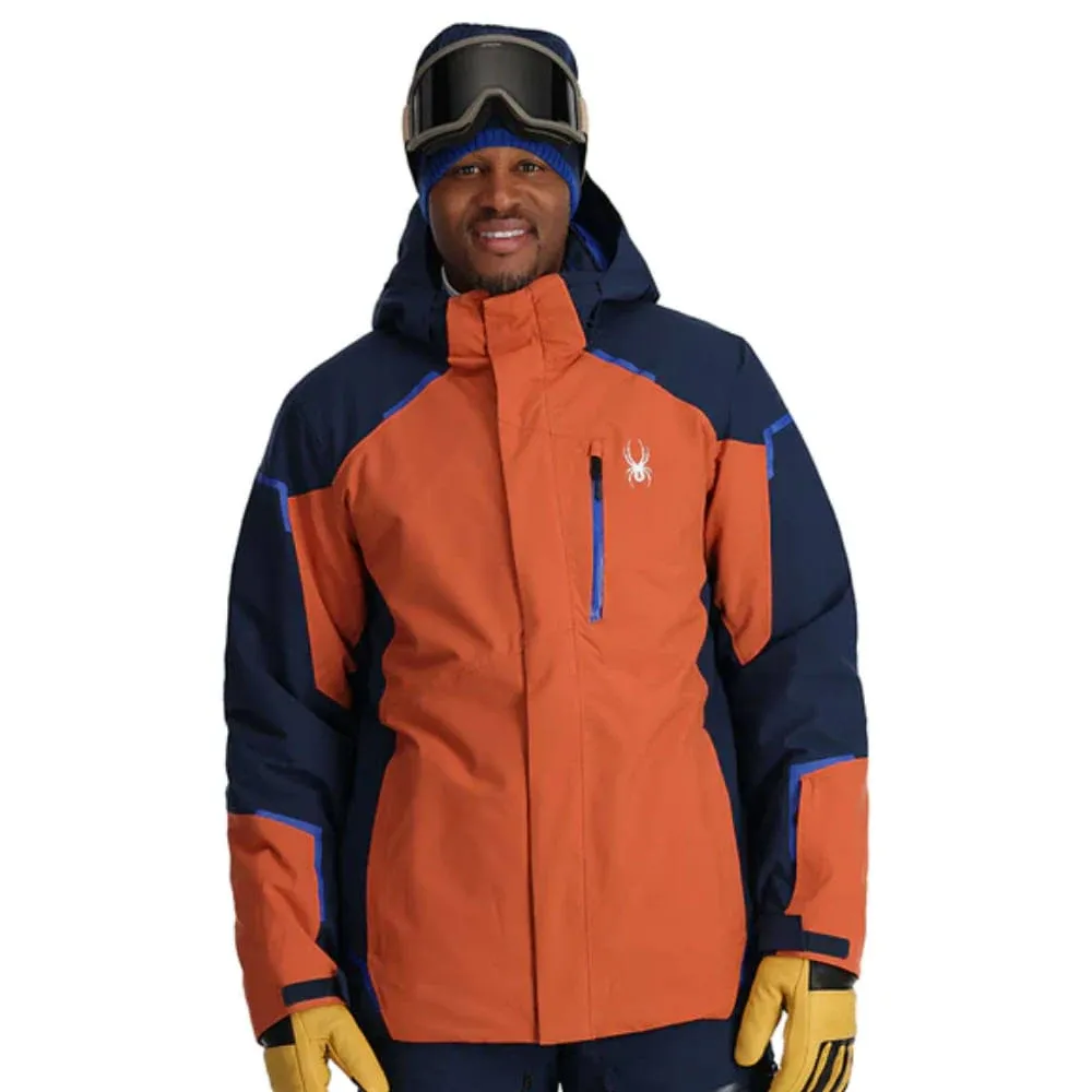 Spyder Men's Copper Insulated Ski Snow Hooded Jacket