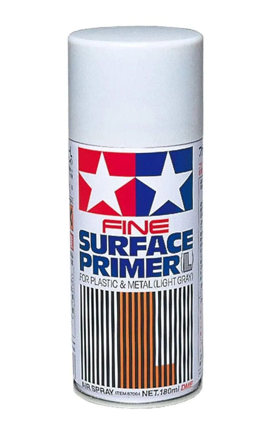 Tamiya 87064 Gray Fine Surface Primer L, 180 ml Spray Can