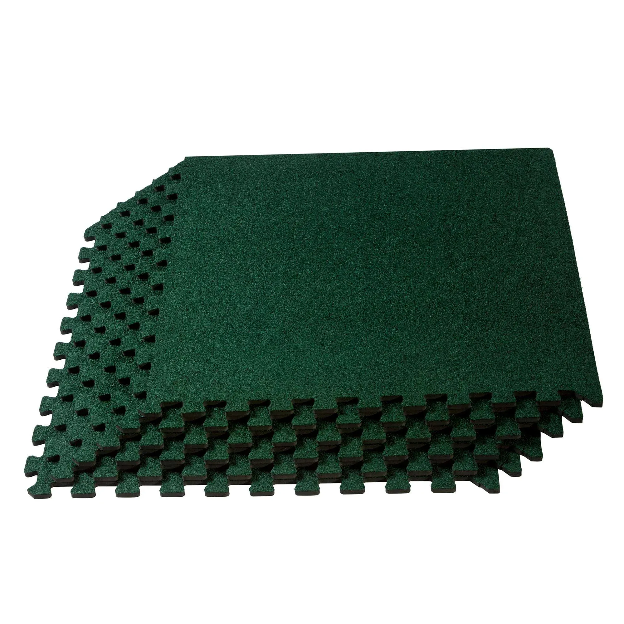 We Sell Mats 3/8 Inch Thick Interlocking Foam Carpet Tiles Durable Carpet Squares Anti Fatigue Support for Home Office or Classroom Use