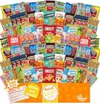 Care Package (120 Count) Variety Snacks Gift Box - College Students, Military, Work or Home - Chips Cookies & Candy! Sweet Choice