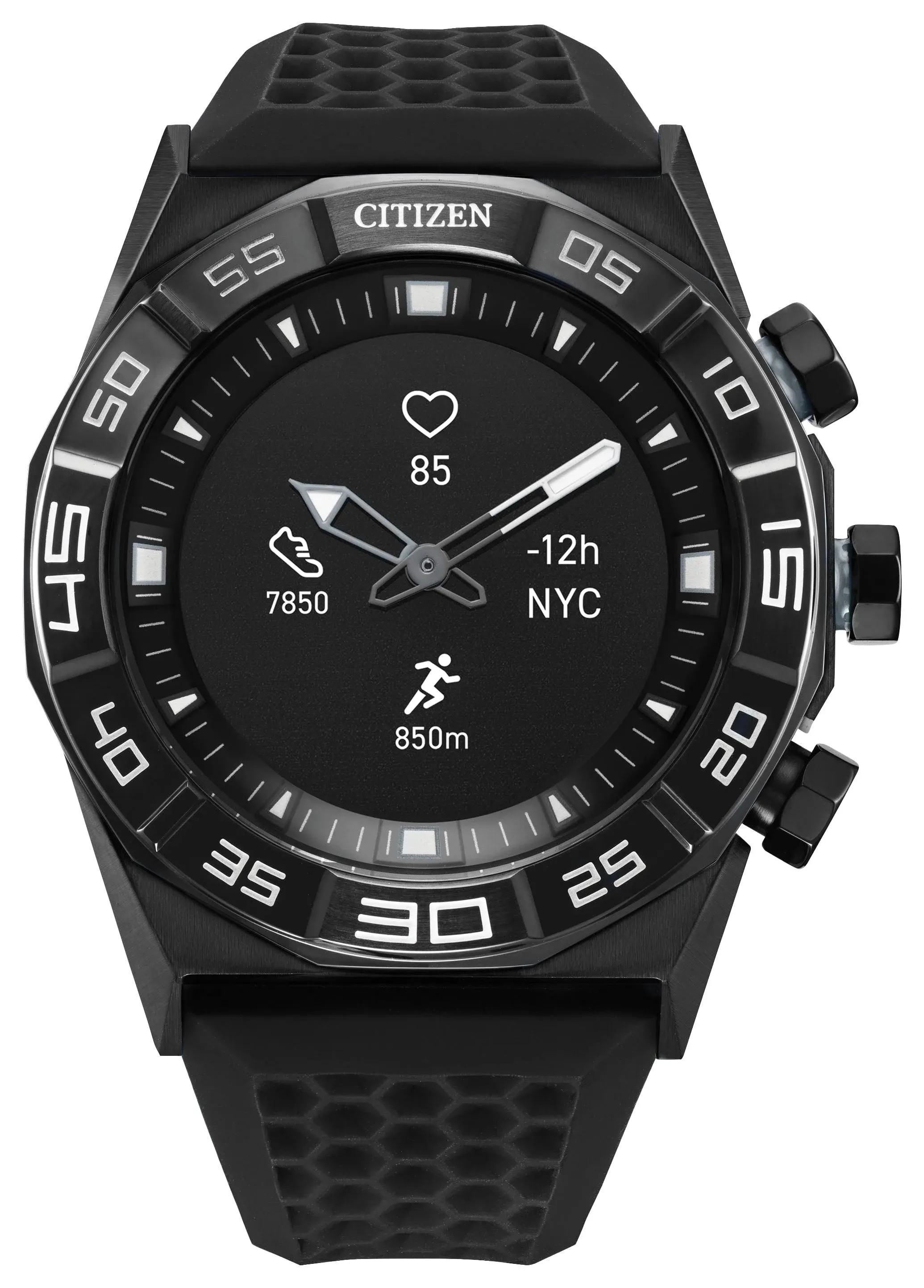 Citizen CZ Hybrid Smartwatch, 44mm - Black/White