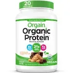 Orgain, Organic Protein Powder, Plant Based, Chocolate Peanut Butter