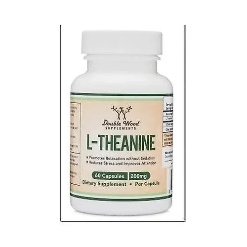 Double Wood L-Theanine 200 mg Dietary Supplement - 120 Capsules