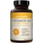 NatureWise Vitamin D3 2000iu (50 mcg) Healthy Muscle Function, and Immune Support, Non-GMO, Gluten Free in Cold-Pressed Olive Oil, Packaging Vary ( Mini Softgel), 360 Count(Pack of 1)