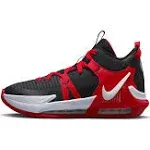 Nike Kids' Grade School Lebron Witness 7 Basketball Shoes, Boys', Size 4, Black/White/Red