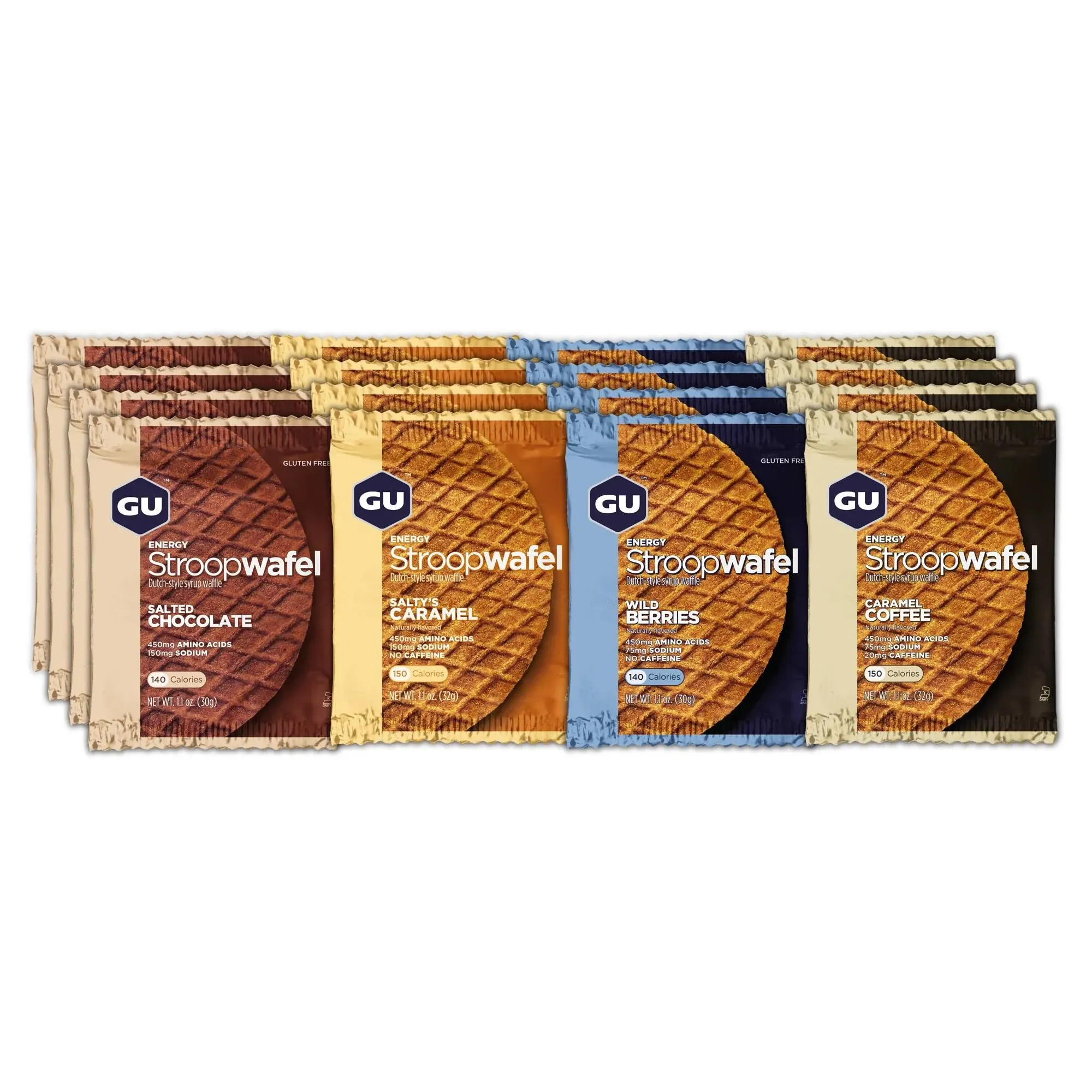 GU Energy Stroopwafel Mixed Box of 16