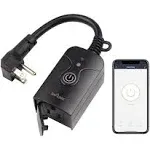 BN-LINK Smart Wi-Fi Plug Outlet, Remote Control by App, Alexa, Fi, ETL Listed.