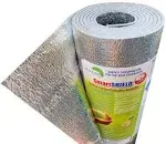 SmartSHIELD -3mm 48"x10ft Reflective Insulation roll, Foam Core Radiant Barrier, Thermal Insulation Shield - Engineered Foil