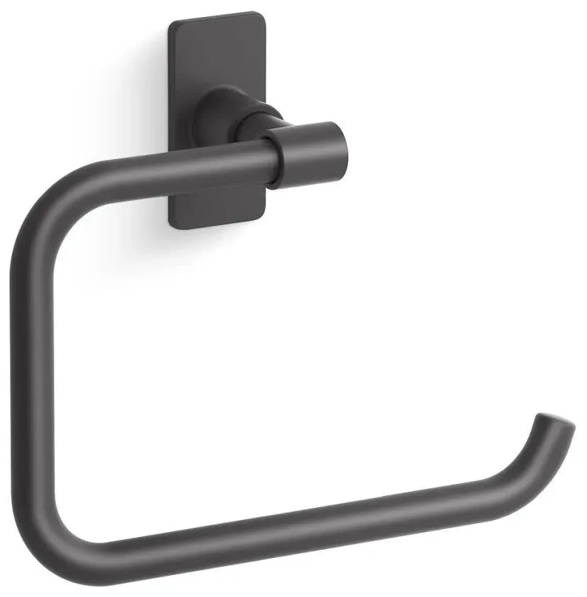 Castia by Studio McGee Towel Ring Matte Black