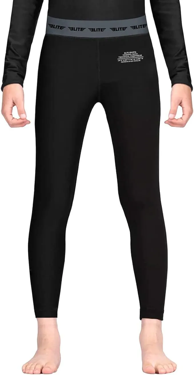 Boys Kids Elite Sports Compression Spat Pants