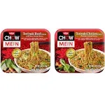 Nissin Chow Mein Premium Teriyaki Beef & Chicken Variety Bundle