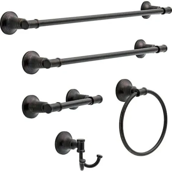 Chamberlain Wall Mount Pivot Arm Toilet Paper Holder Bath Hardware Accessory in Venetian Bronze