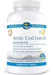 Nordic Naturals Arctic Cod Liver Oil Lemon 180sg