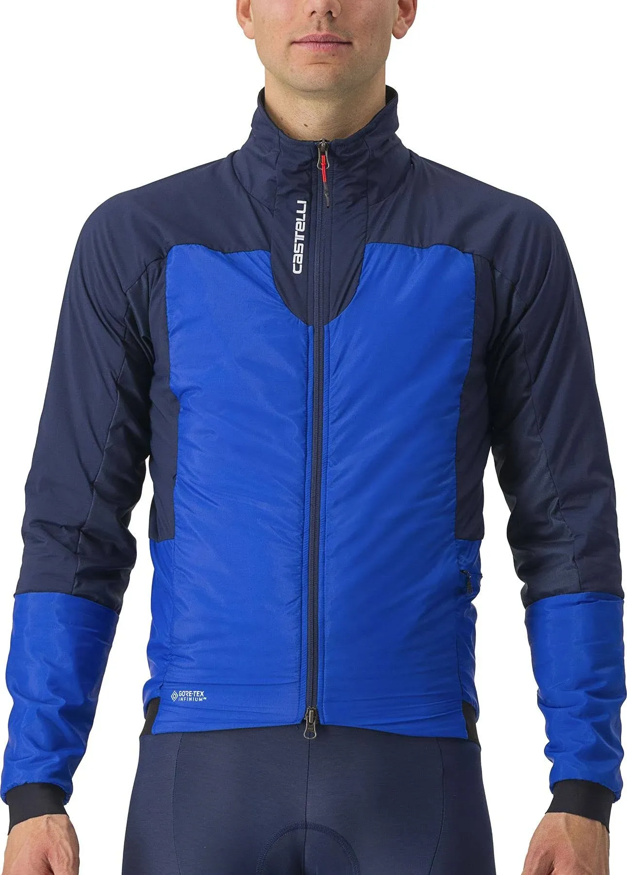 Castelli Fly Thermal Jacket Vivid Blue/Belgian Blue / S