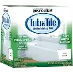 Rust Oleum 385279 Tub and Tile Refinishing 2 Part Kit Satin White 32oz