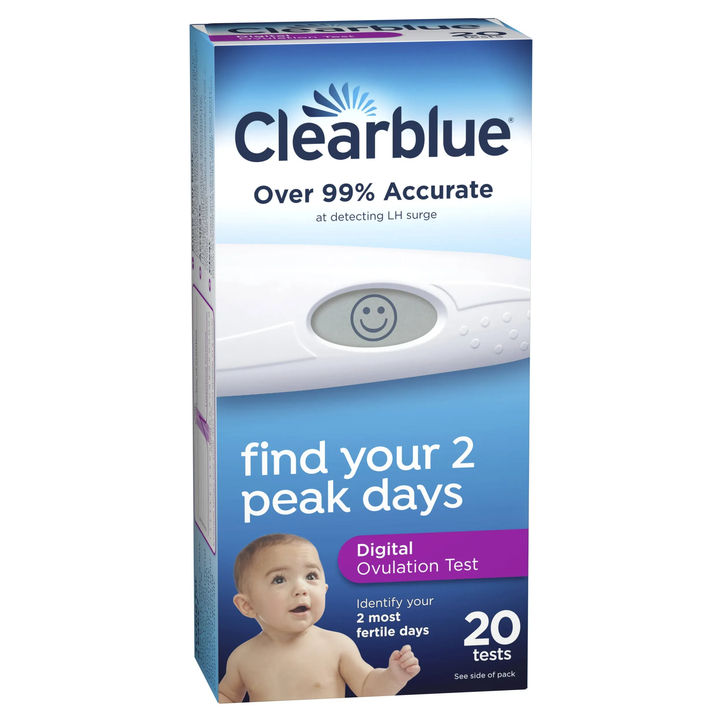 Clearblue Easy Digital Ovulation Test - 20 count